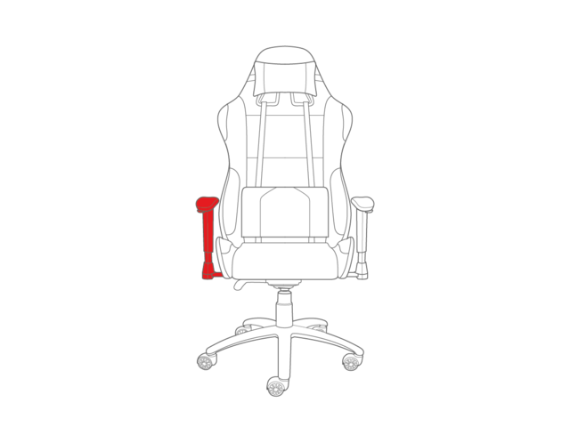 Genesis ARMREST RIGHT Nitro 790 / 880 / 950