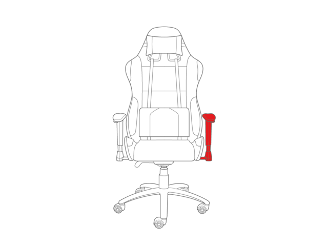 Genesis ARMREST LEFT Nitro 790 / 880 / 950